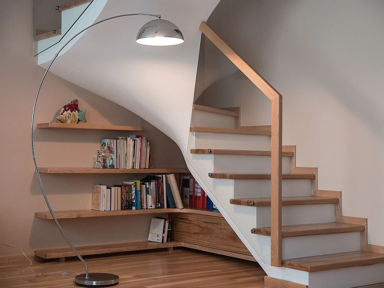 Staande lamp KAMA Metaal Zilver