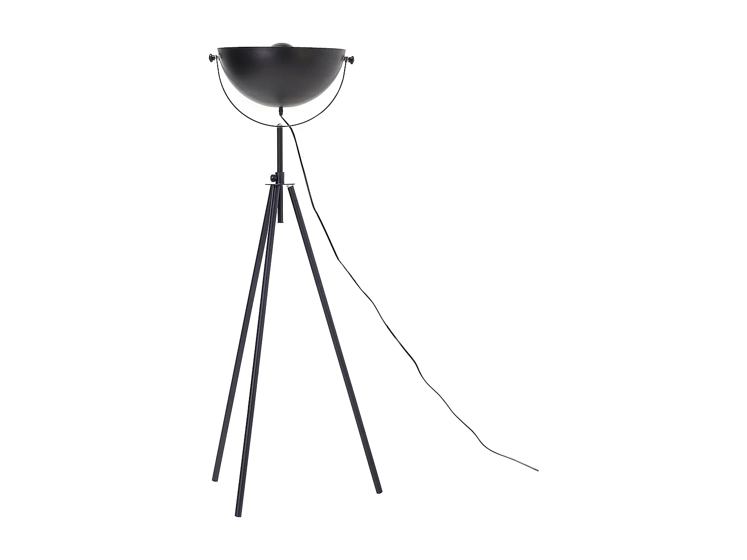 Lampa podłogowa THAMES Metal Czarny