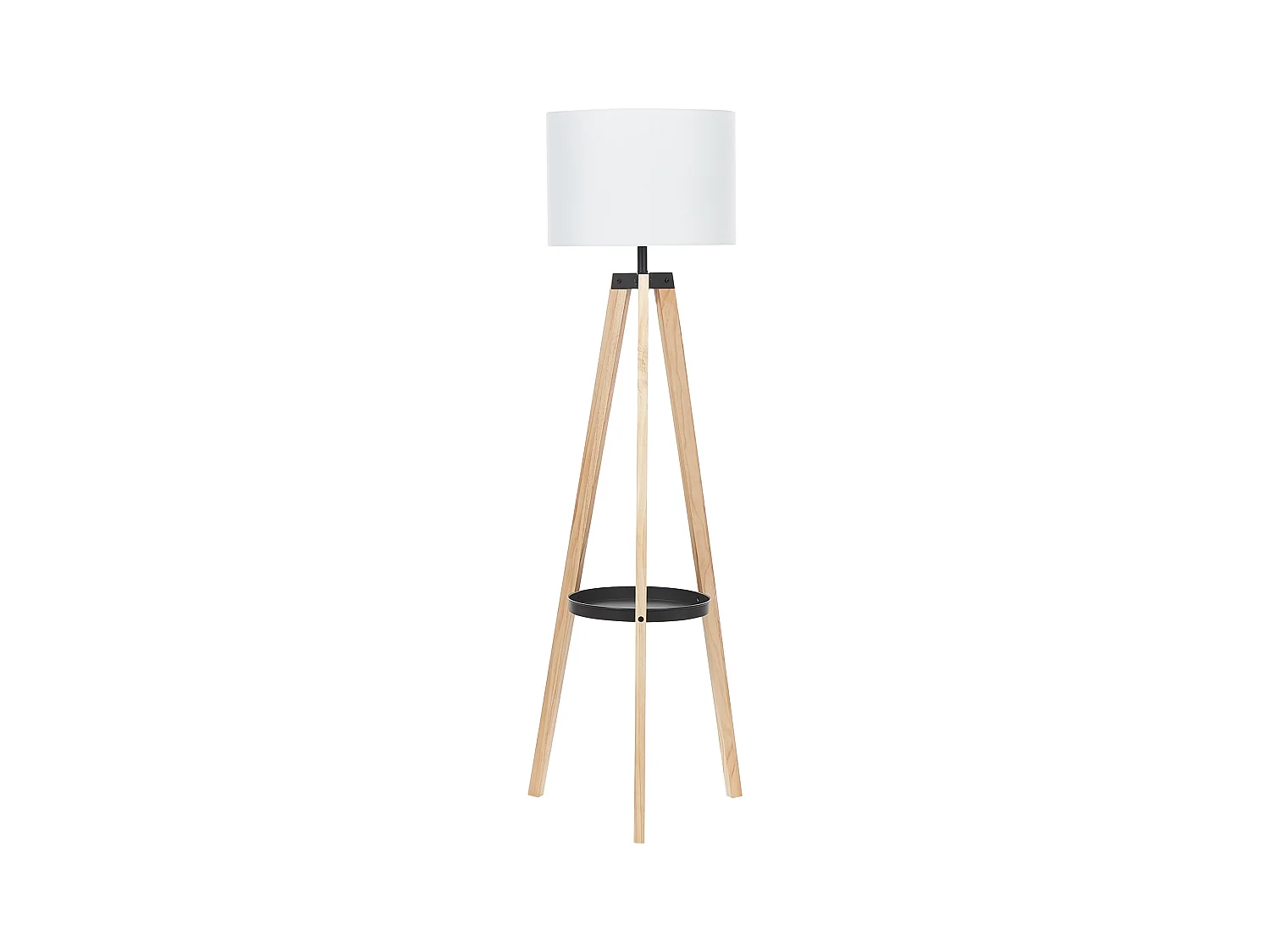 Lampadaire BLUFF Bois de pin Blanc