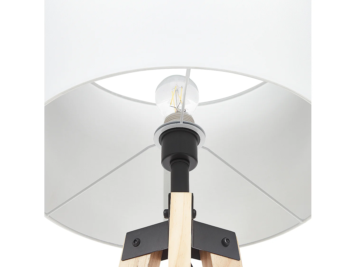 Lampadaire BLUFF Bois de pin Blanc