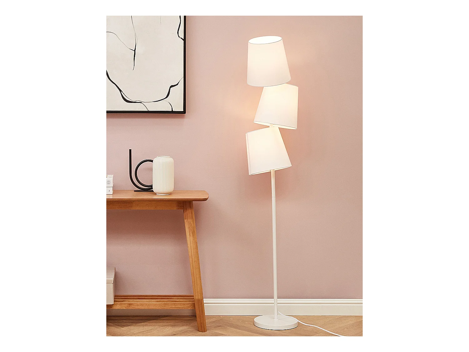 Staande lamp RIO GRANDE Metaal Wit