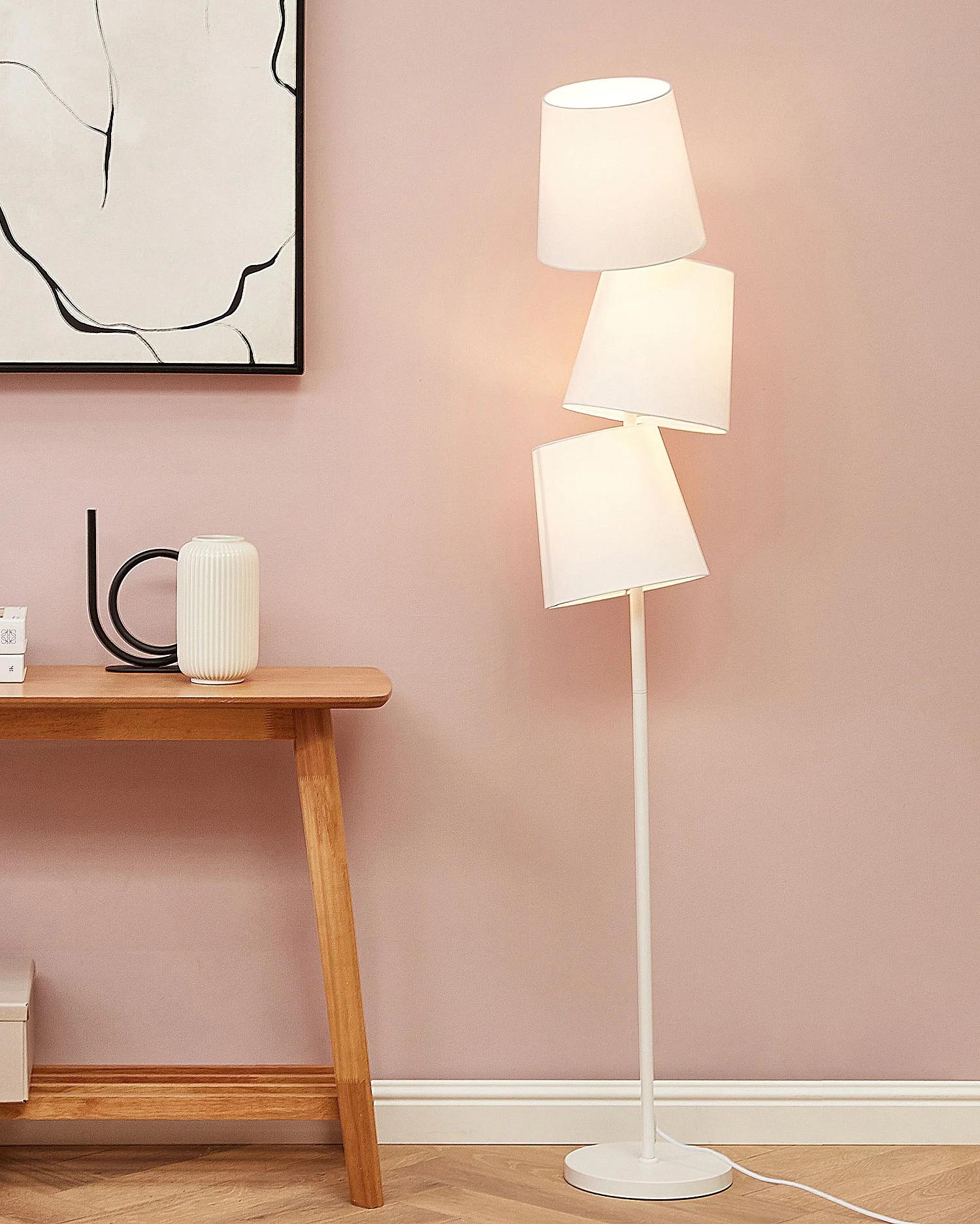 Lampada da pavimento RIO GRANDE Metallo Bianco