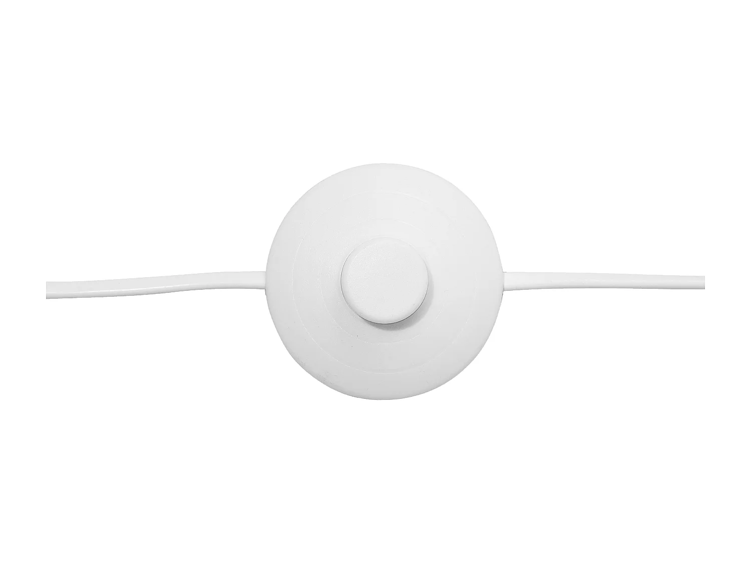 Moderne Stehlampe 3 Lampenschirme Polyester/Metall weiß Rio Grande