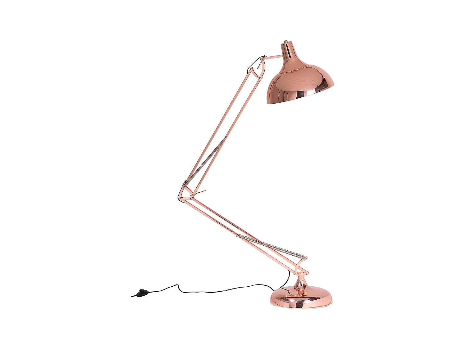 Lampadaire PARANA Réglable Métal Cuivré