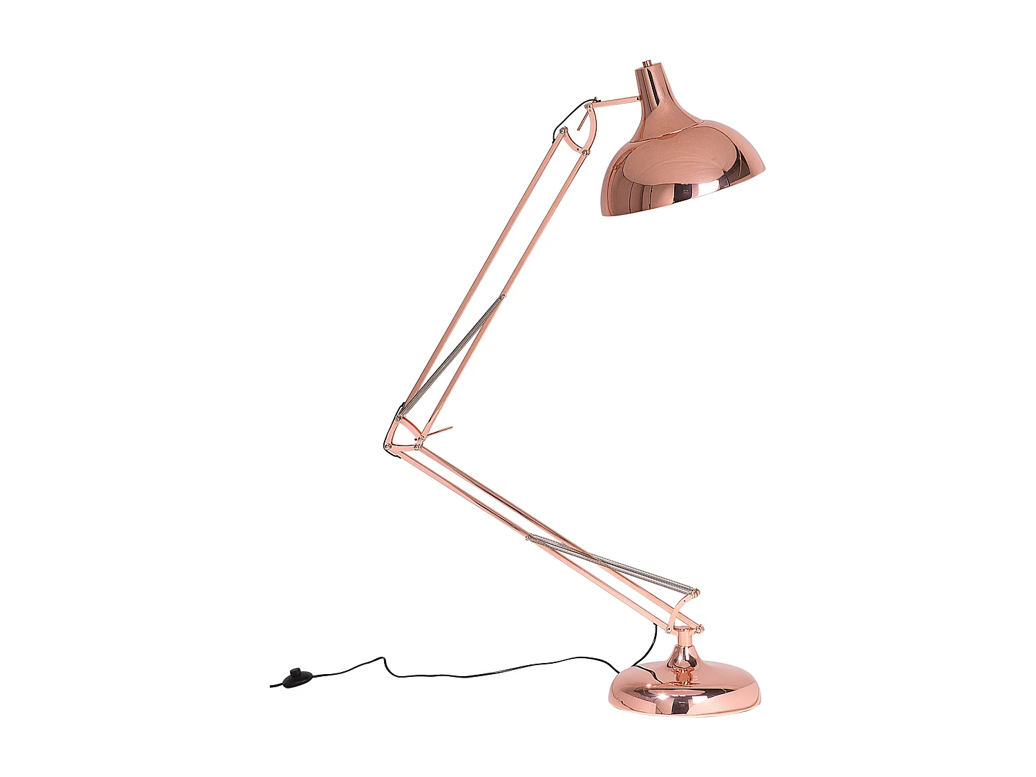 Staande lamp PARANA Verstelbaar Metaal Koper