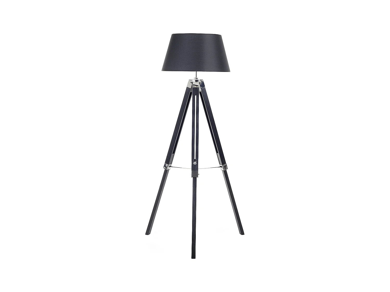 Lampadaire MADEIRA Bois de pin Noir