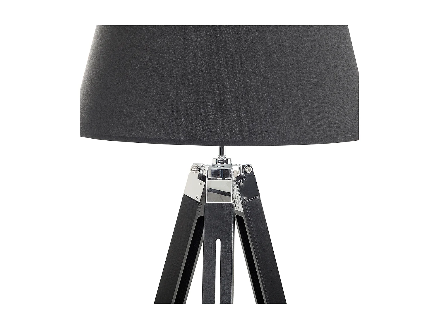 Lampadaire MADEIRA Bois de pin Noir