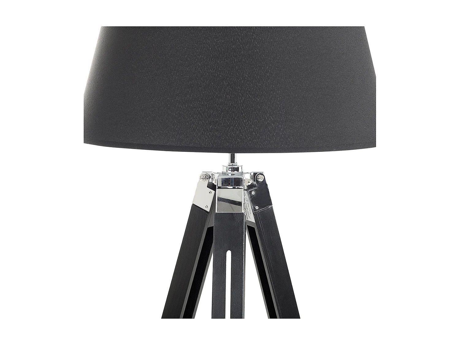 Lampadaire MADEIRA Bois de pin Noir