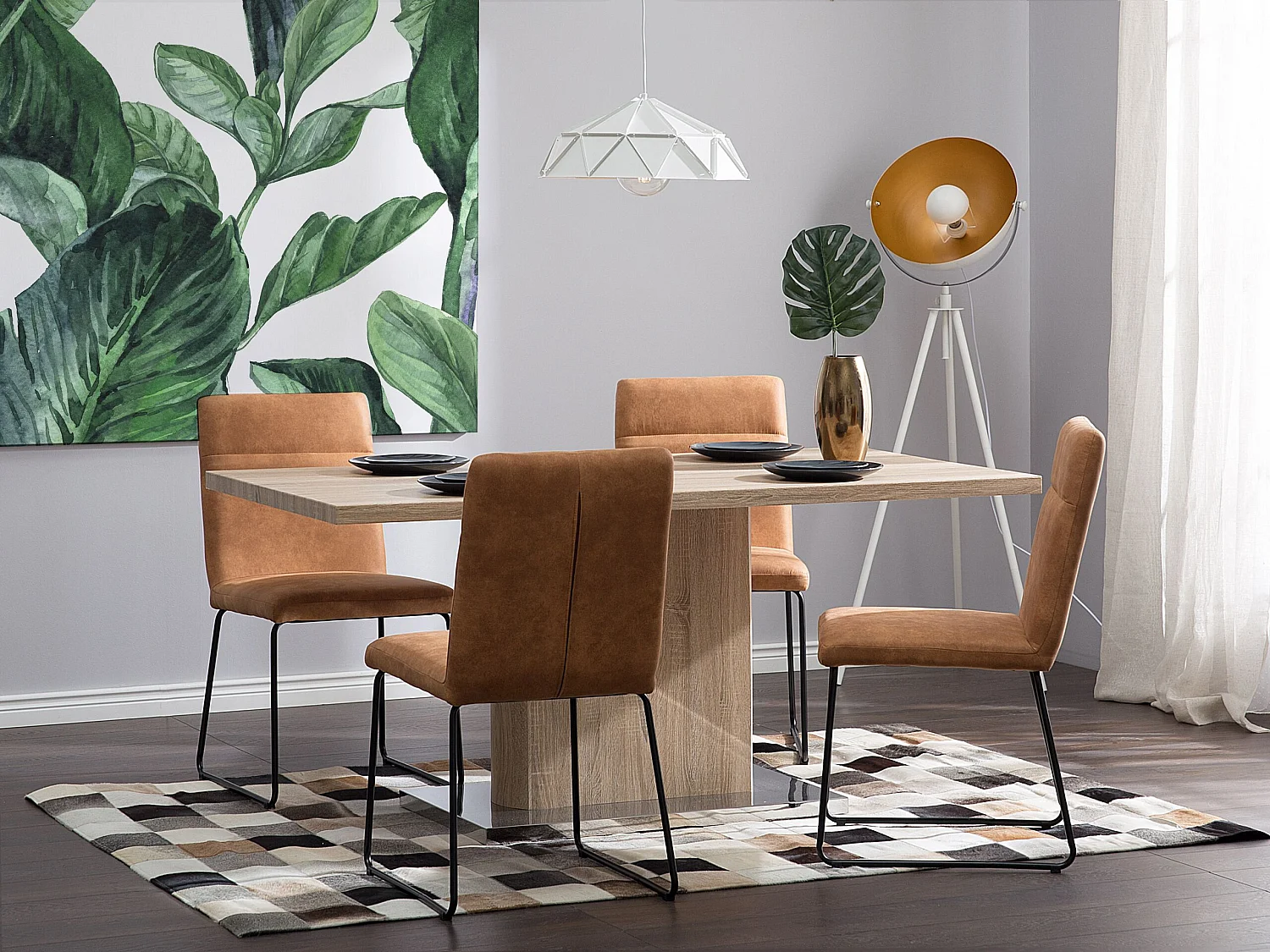 Lampadaire THAMES Métal Blanc