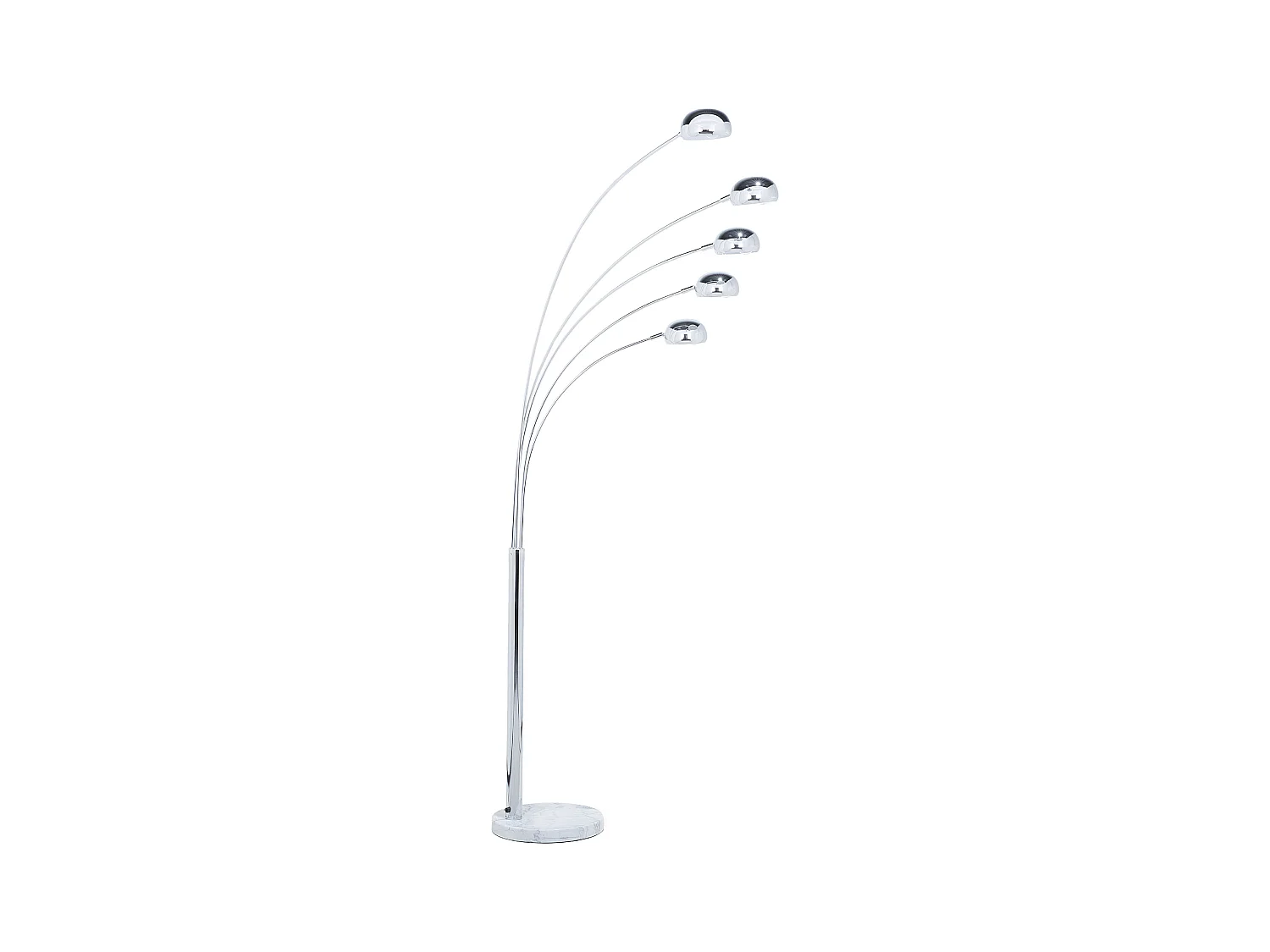 Lampadaire FLINDERS Réglable Métal Argenté