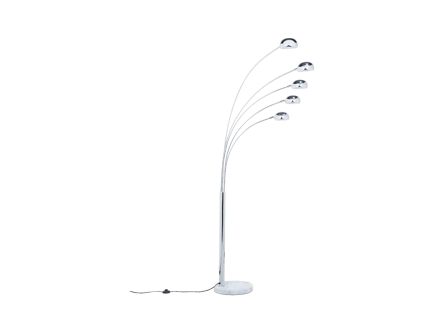 Staande lamp FLINDERS Verstelbaar Metaal Zilver