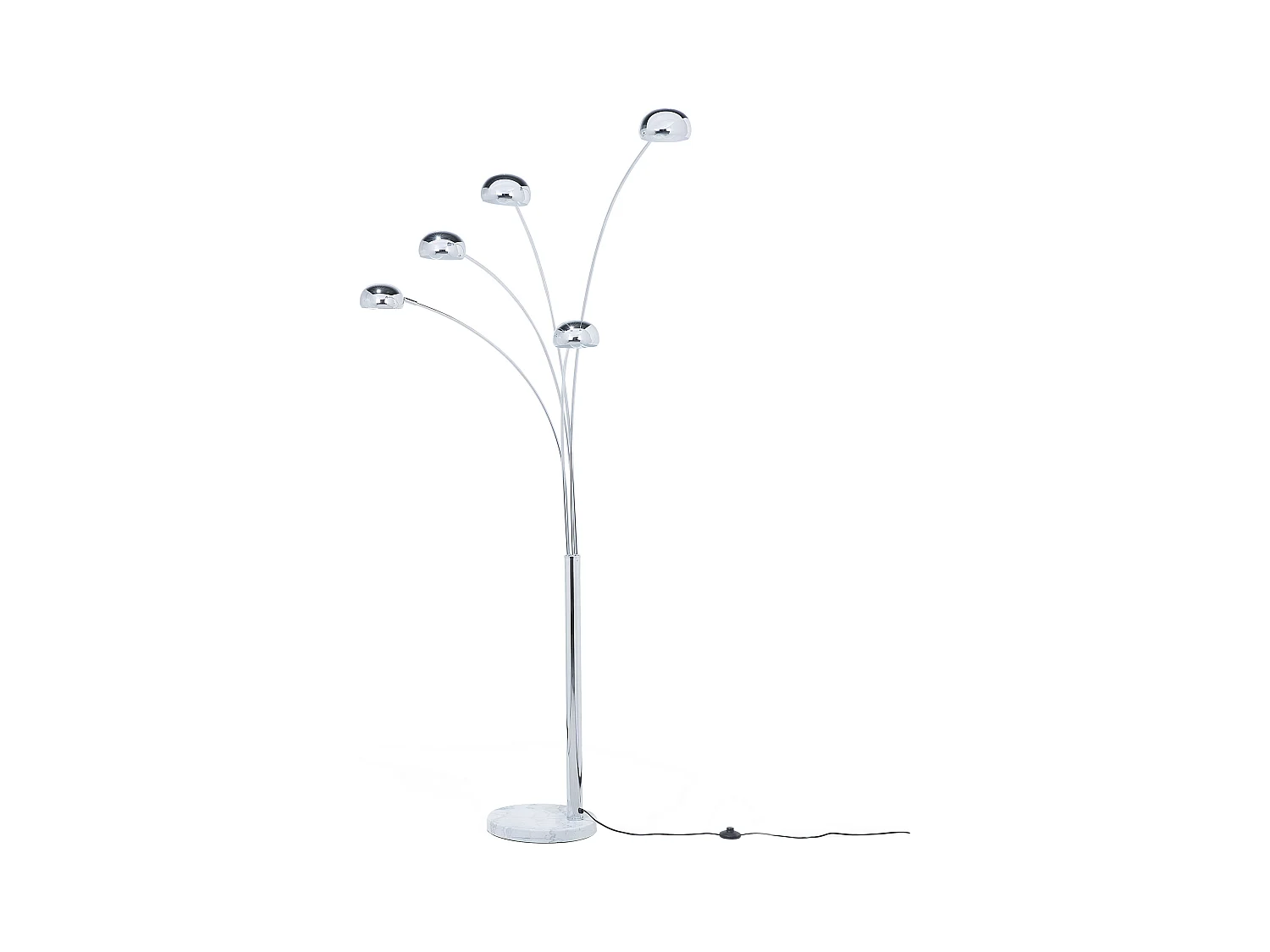 Staande lamp FLINDERS Verstelbaar Metaal Zilver