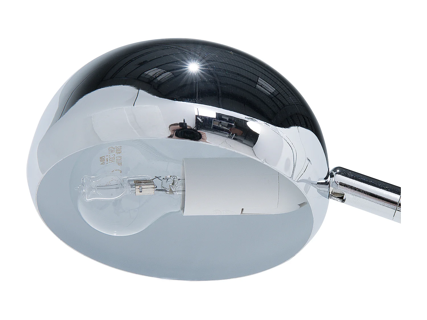 Lampada da pavimento FLINDERS Regolabile Metallo Argento