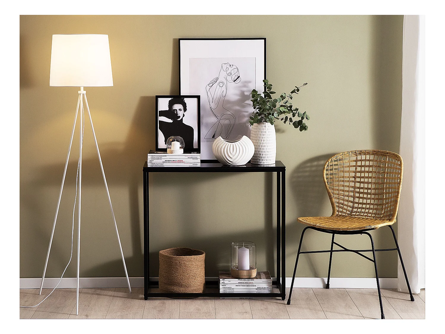 Staande lamp SAMBRA Metaal Wit