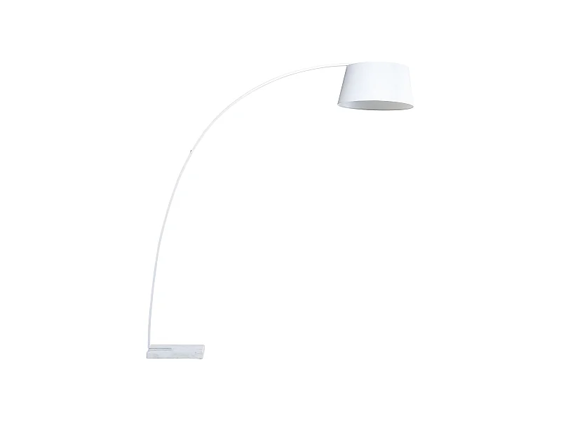 Staande lamp BENUE Metaal Wit