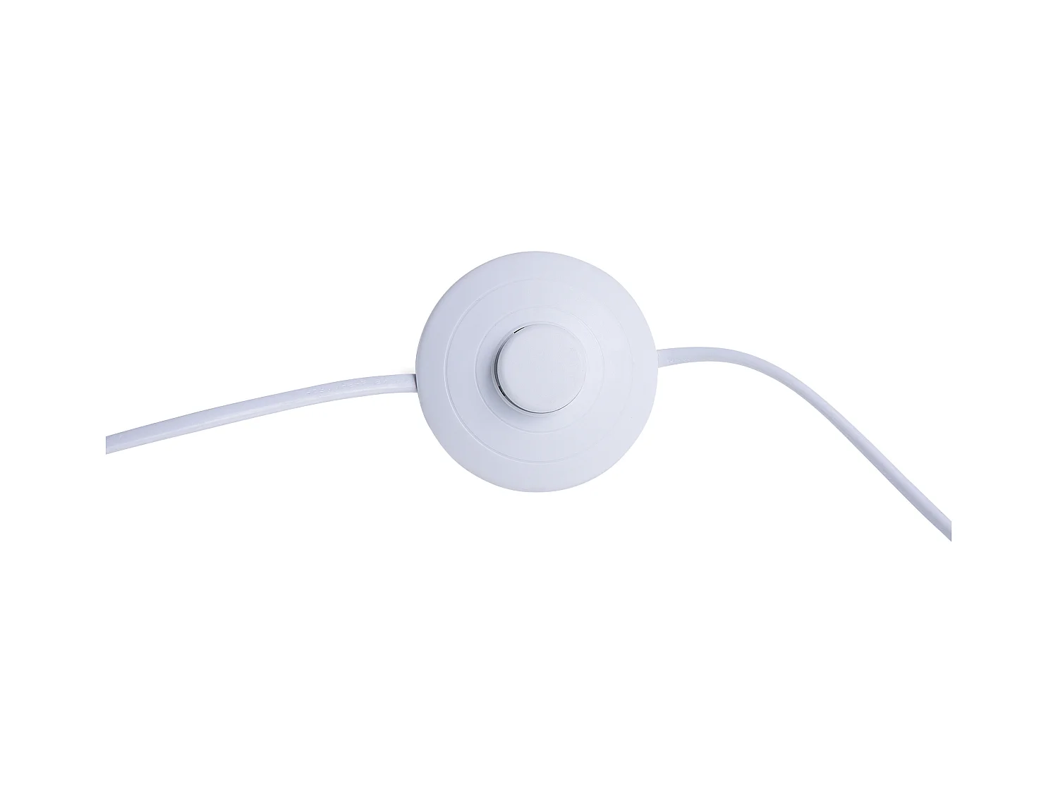 Stilvolle Stehleuchte Marmor Gestell Polybaumwolle weiß Benue