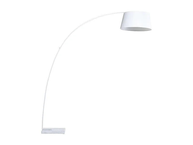 Lampadaire BENUE Métal Blanc