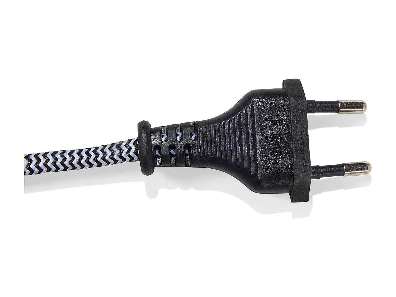 Moderne Stehlampe aus Metall und Holz in Schwarz 125 cm Owens