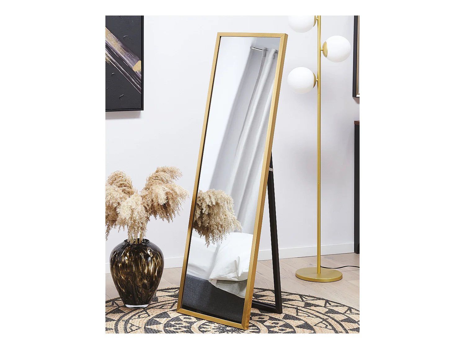 Espejo de pie TORCY 140 cm Dorado