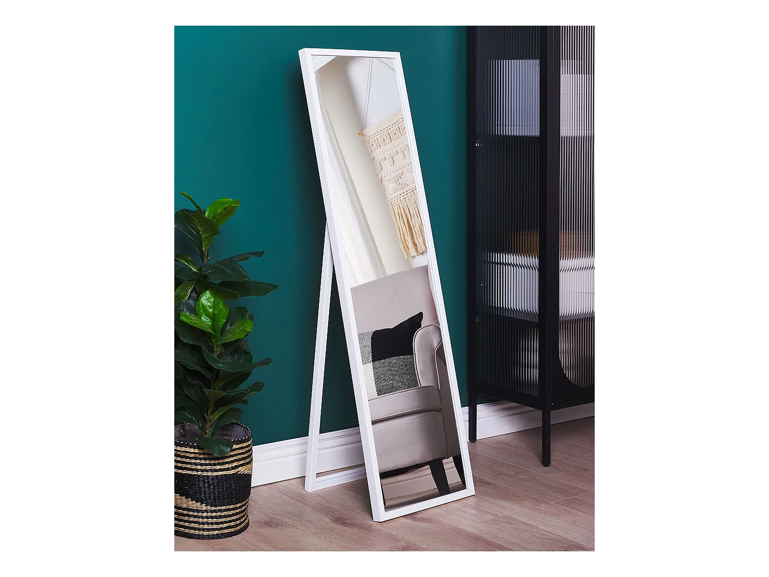 Espejo de pie TORCY 140 cm Blanco