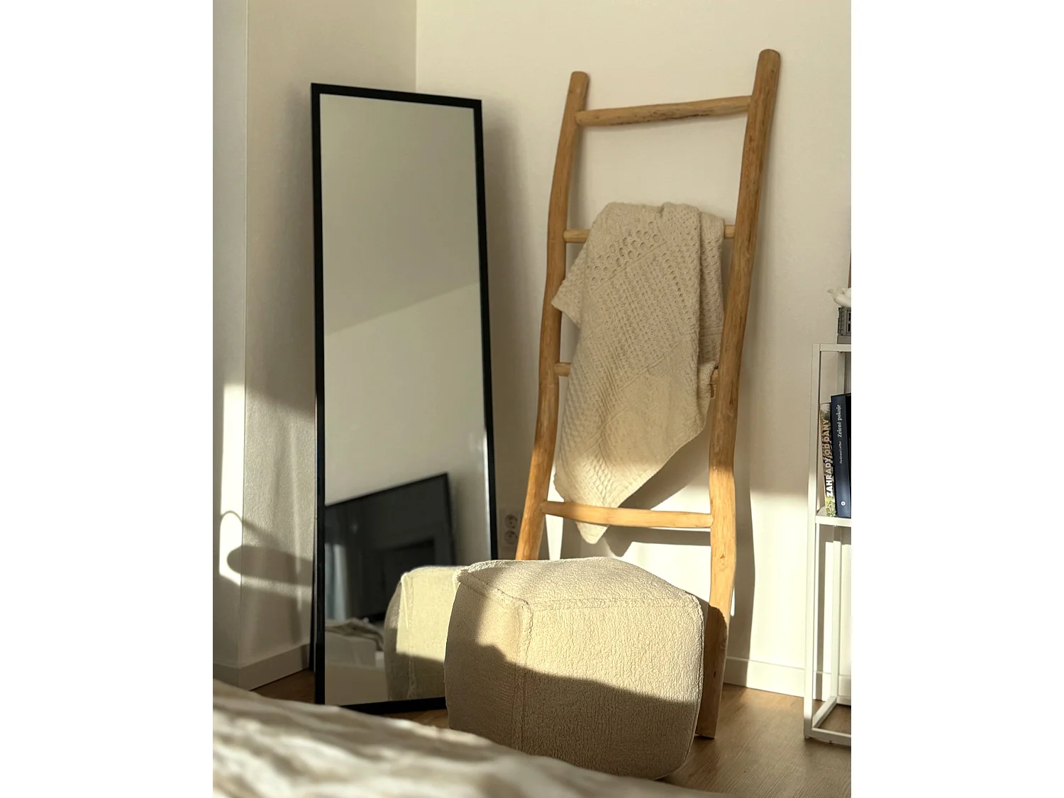 Miroir sur pied TORCY 140 cm Noir