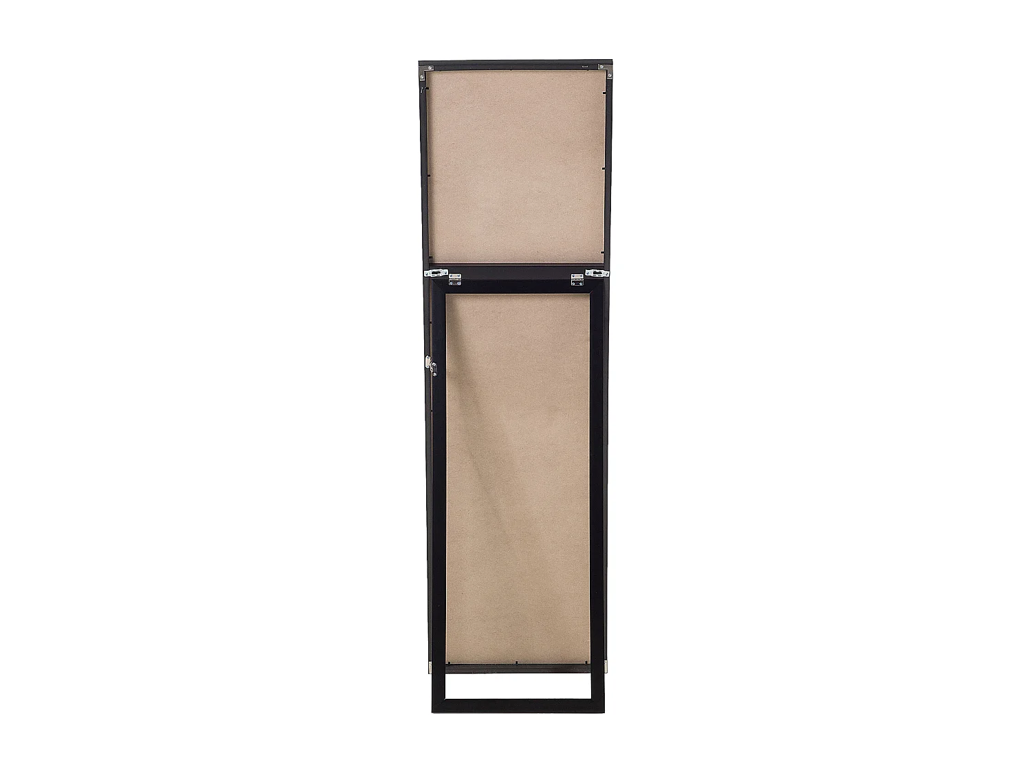 Freistehender Spiegel Kunststoff schwarz 40 x 140 cm Torcy