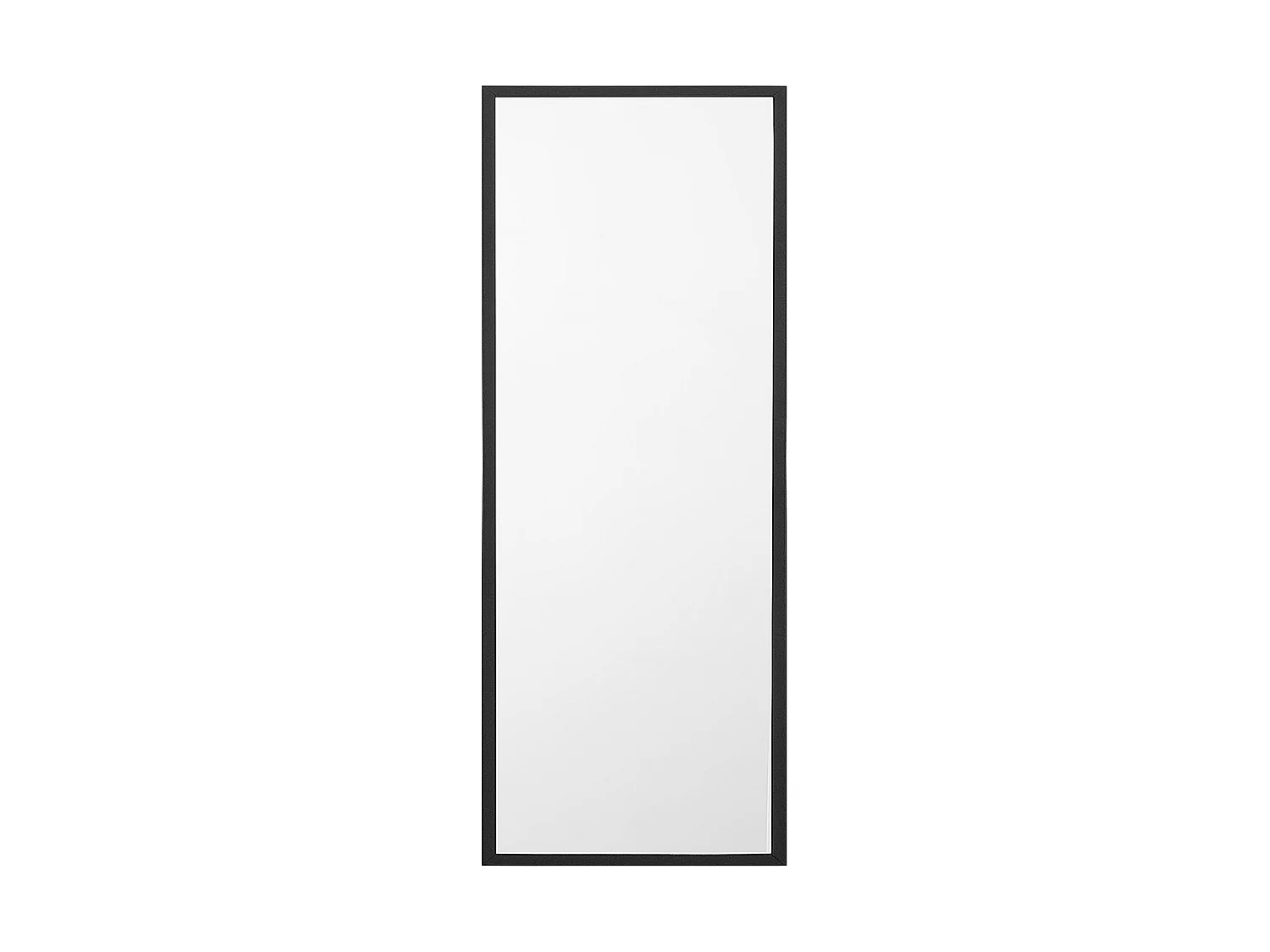 Freistehender Spiegel Kunststoff schwarz 40 x 140 cm Torcy