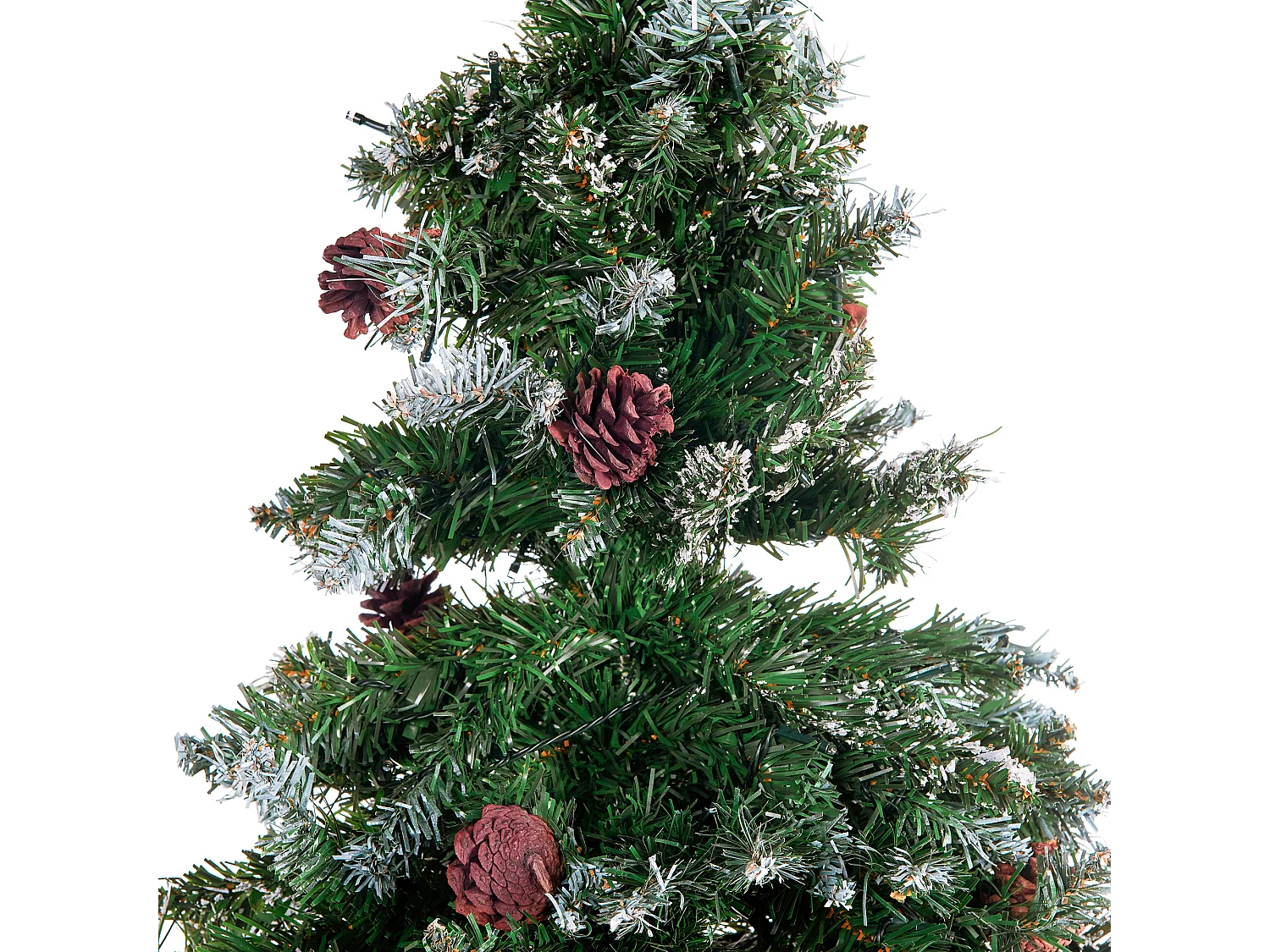 Sapin de Noël artificiel LED PALOMAR 210 cm Vert