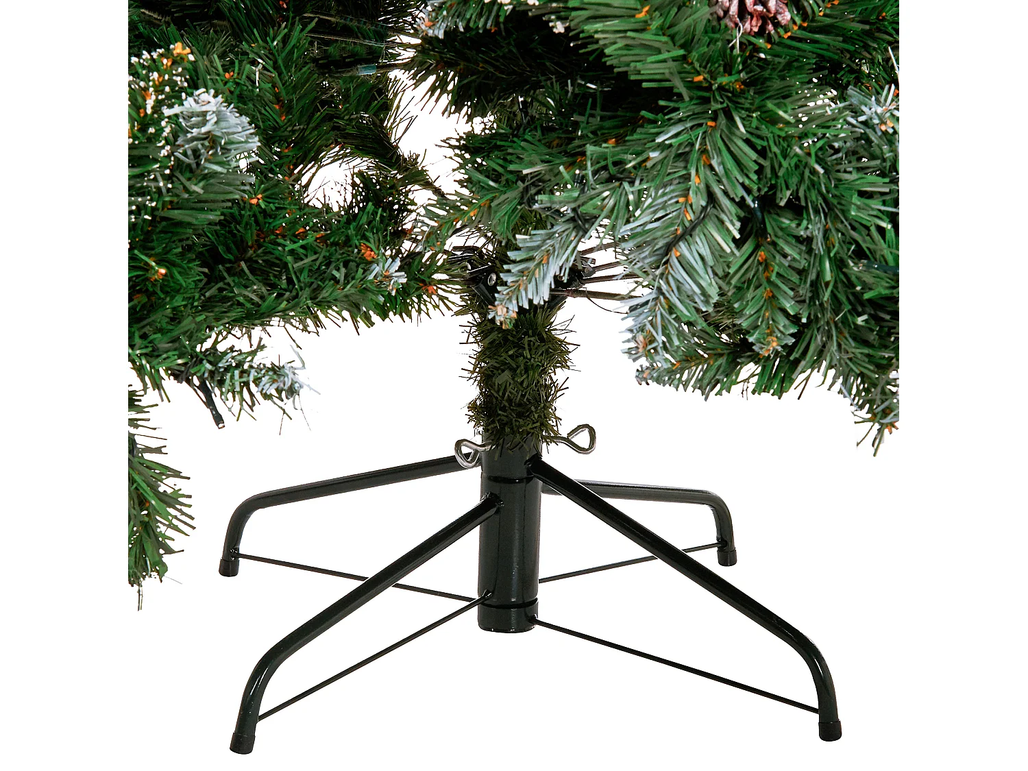 Sapin de Noël artificiel vert pré-illuminé 210 cm PALOMAR