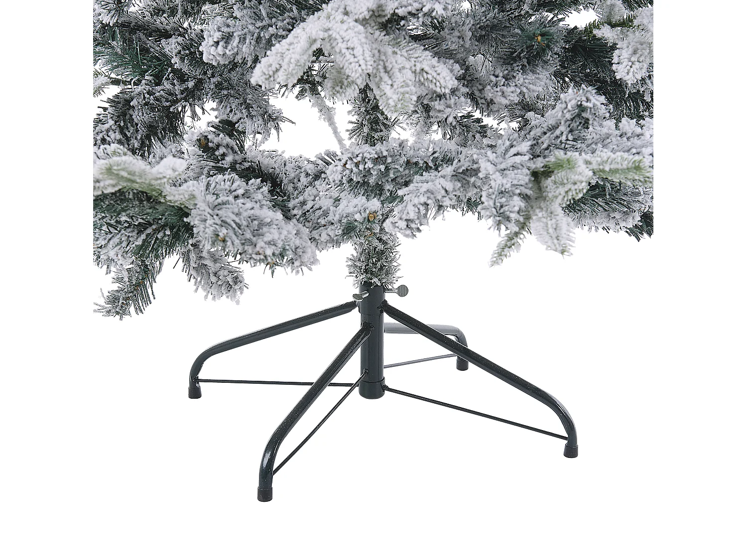 Sapin de Noël artificiel 180 cm blanc TOMICHI