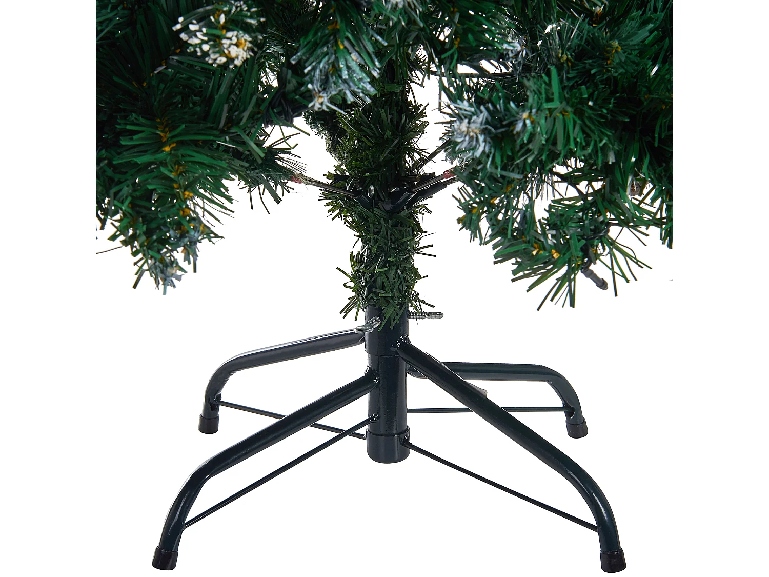 Sapin de Noël artificiel LED PALOMAR 120 cm Vert foncé
