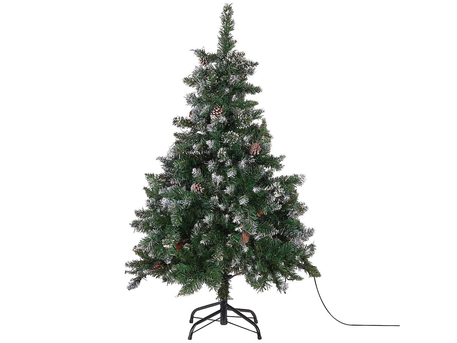Sapin de Noël artificiel vert pré-illuminé 120 cm PALOMAR
