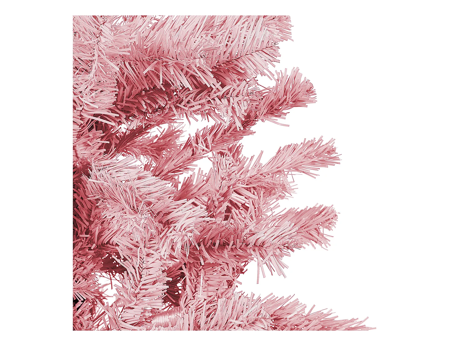 Künstlicher Weihnachtsbaum mit Ständer 120 cm rosa Farnham