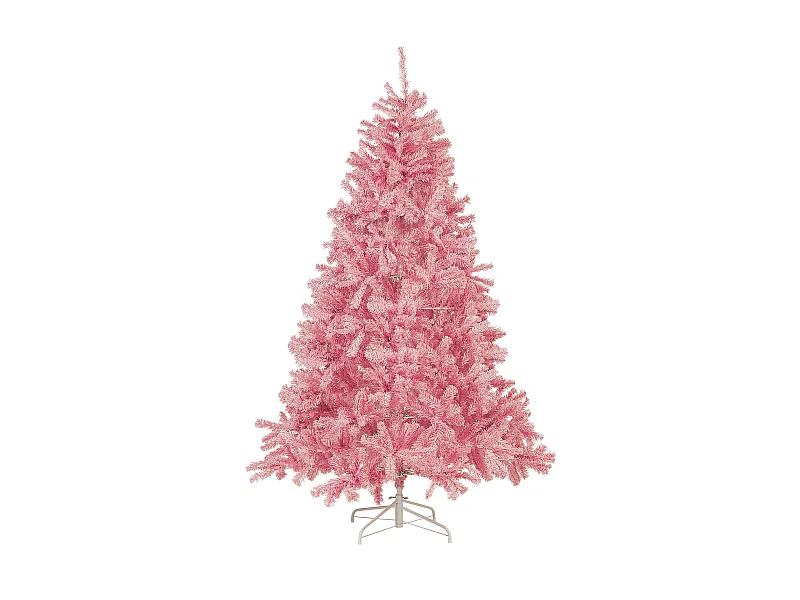 Künstlicher Weihnachtsbaum 210 cm rosa FARNHAM