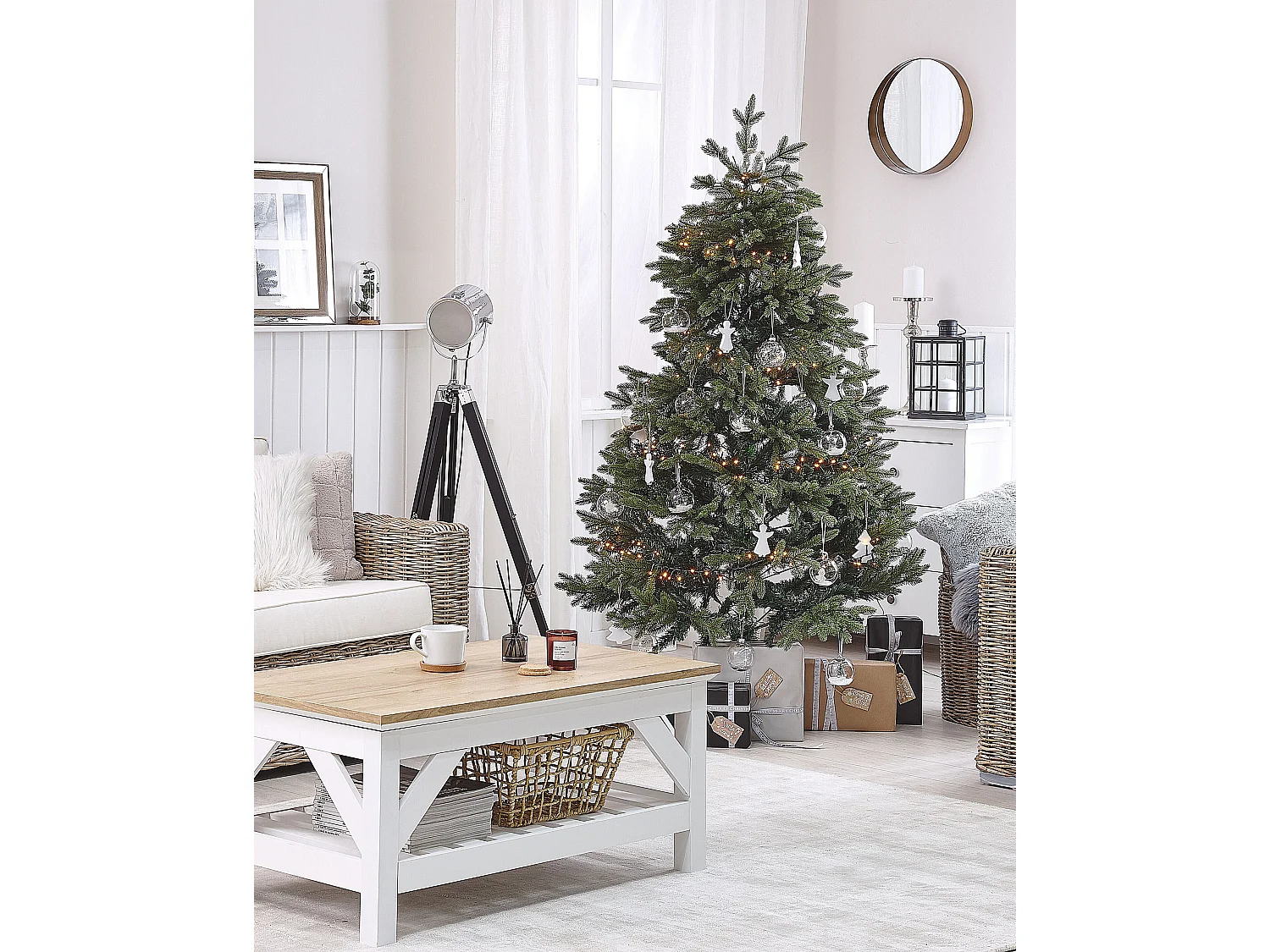 Sapin de Noël artificiel vert 180 cm HUXLEY