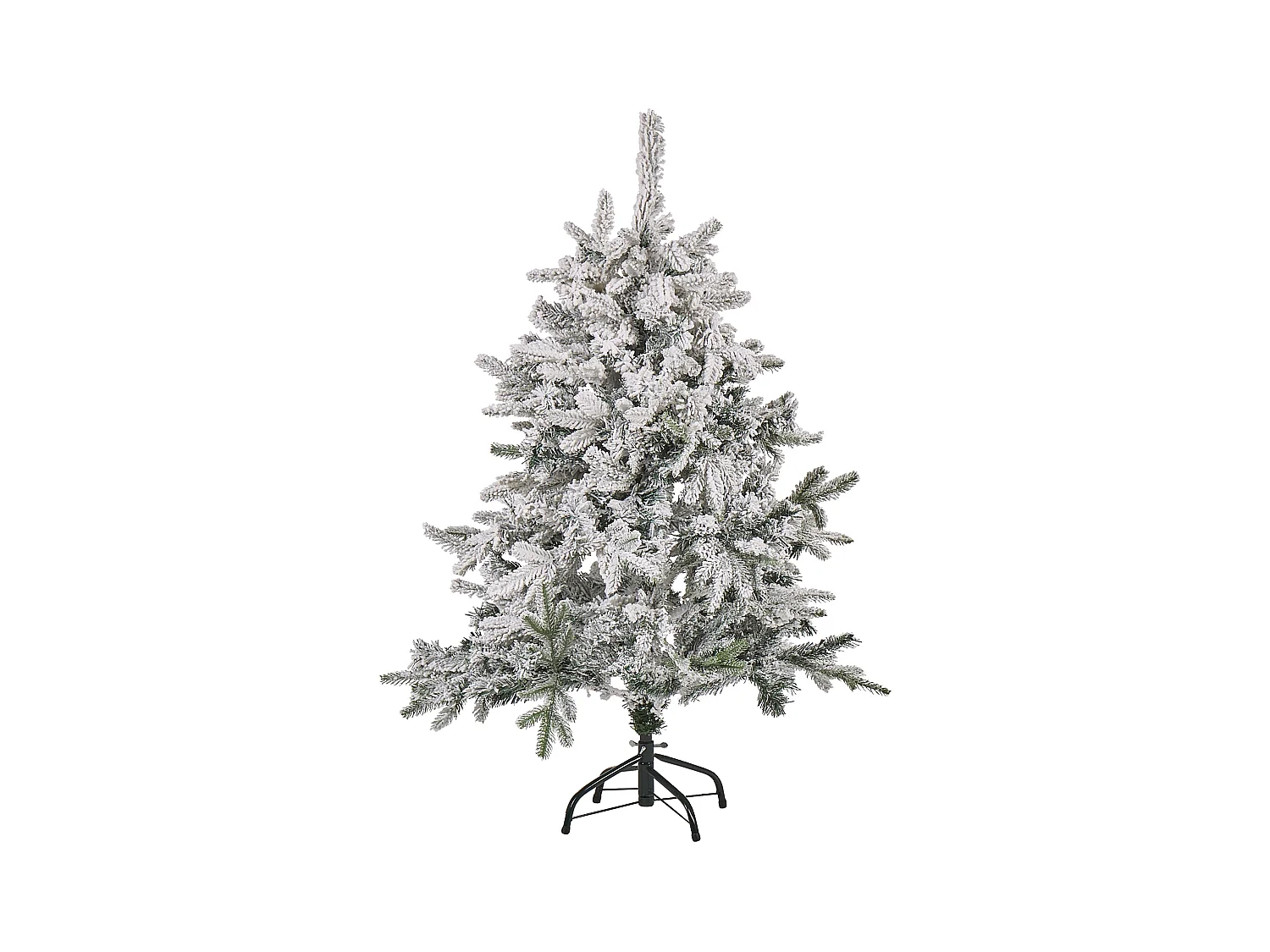 Sapin de Noël artificiel enneigé TOMICHI 120 cm Blanc