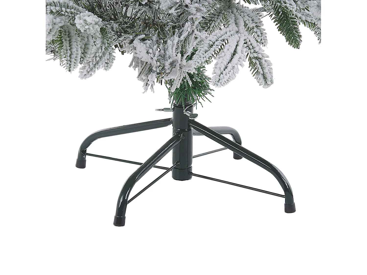 Sapin de Noël recouvert de neige artificielle 210 cm BASSIE