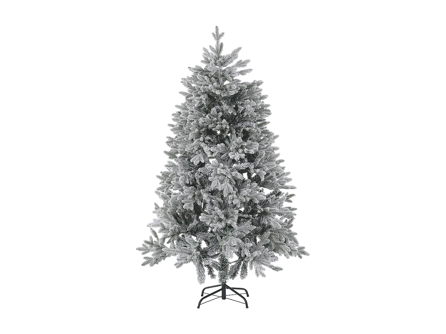 Sapin de Noël artificiel enneigé FORAKER 180 cm Blanc