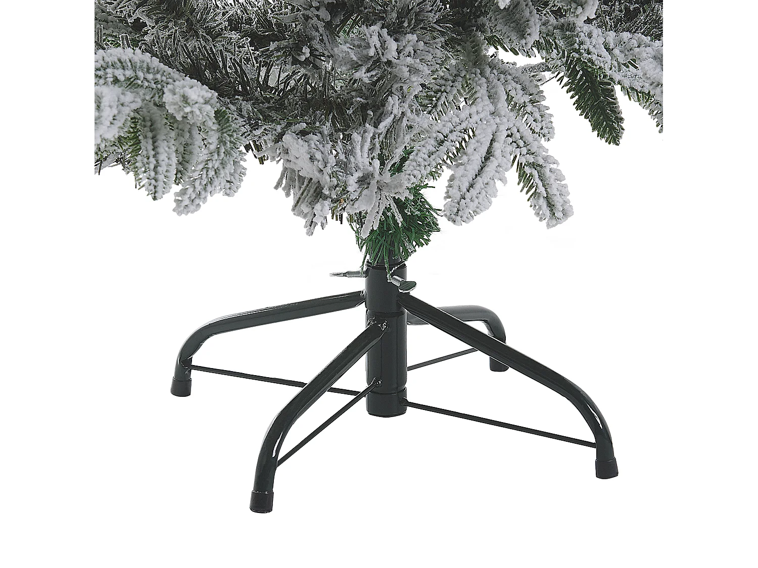 Sapin de Noël artificiel enneigé FORAKER 180 cm Blanc