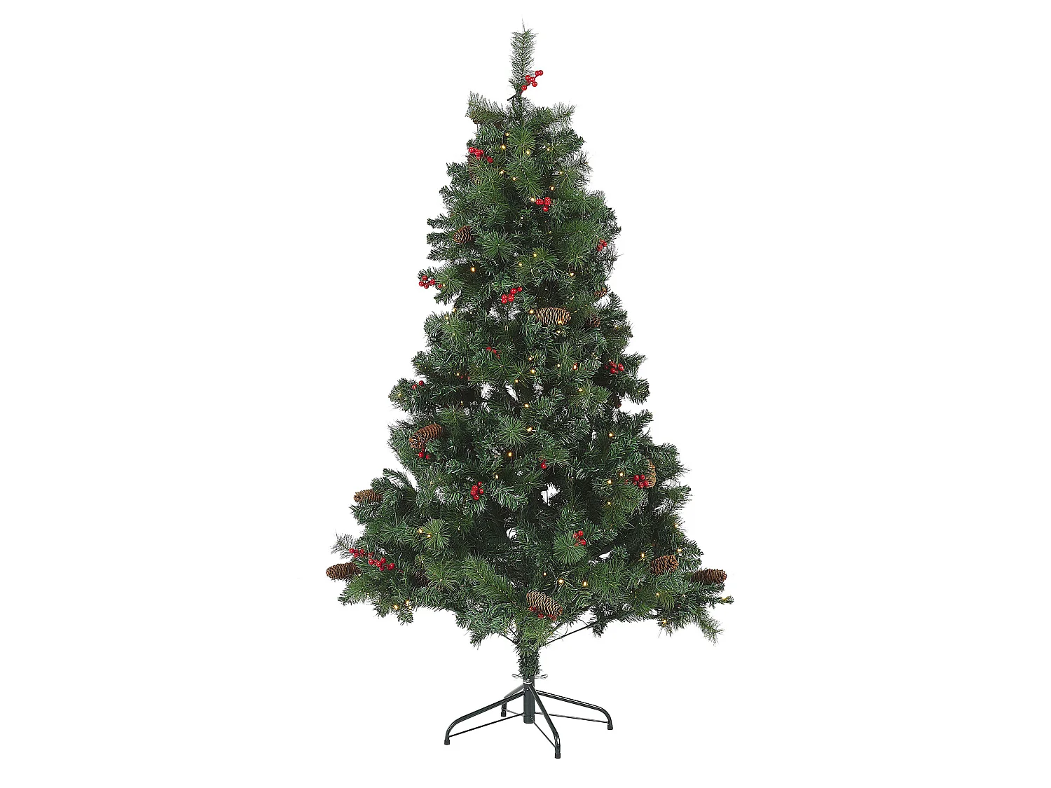 Albero di Natale LED verde 180 cm JACINTO