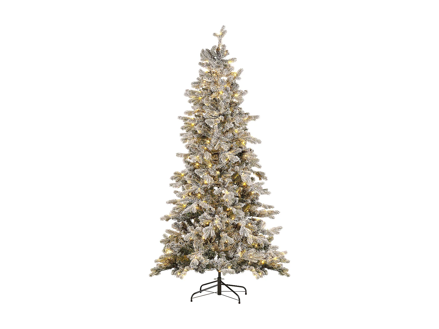 Albero di Natale innevato LED 210 cm TATLOW
