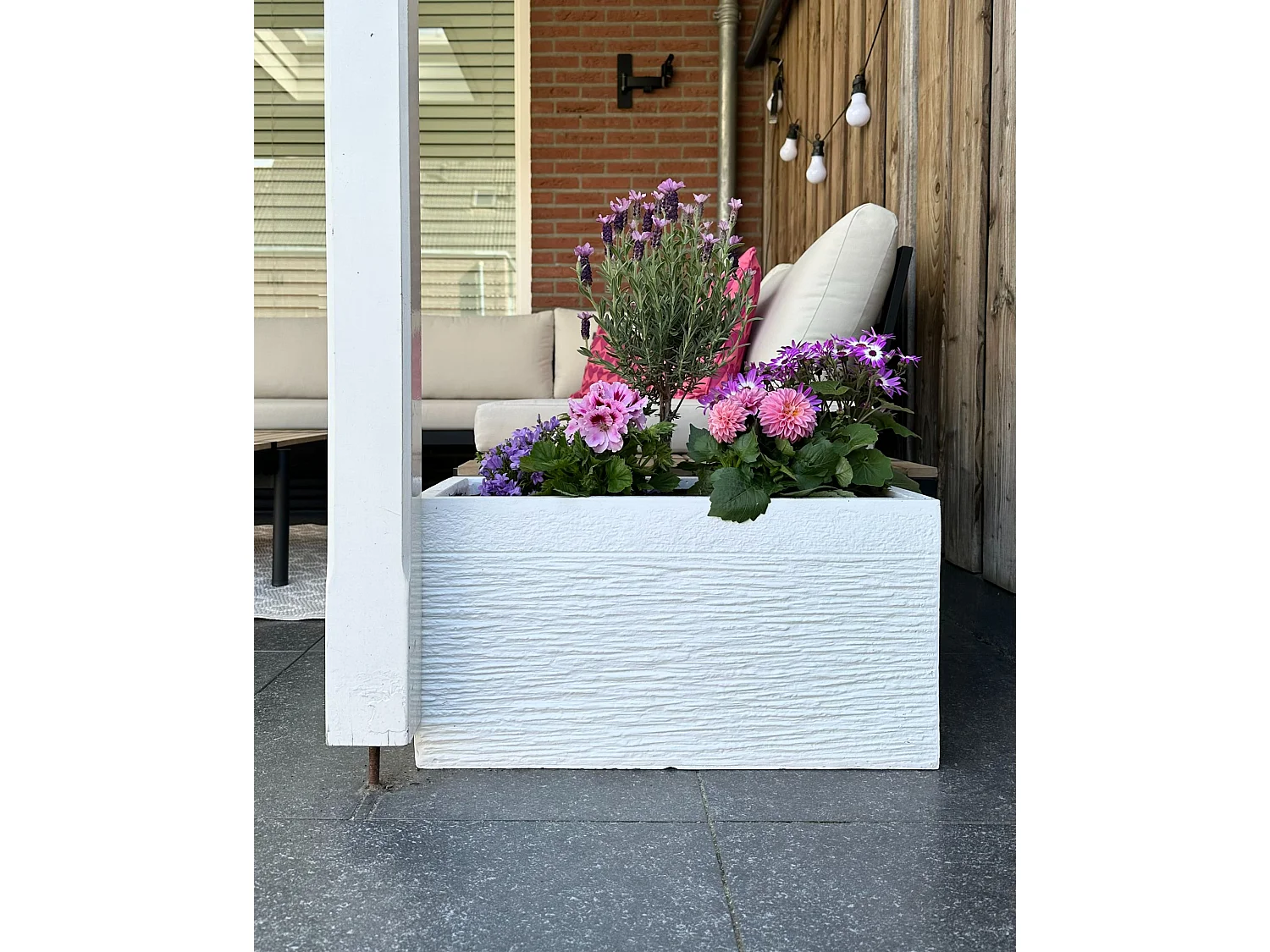 Plant Pot MYRA 60 cm White