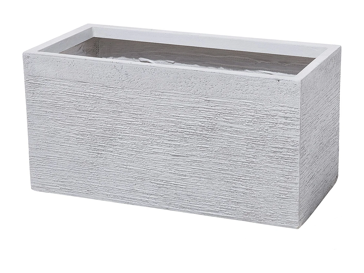 Cache-pot MYRA Céramique 60 cm Blanc