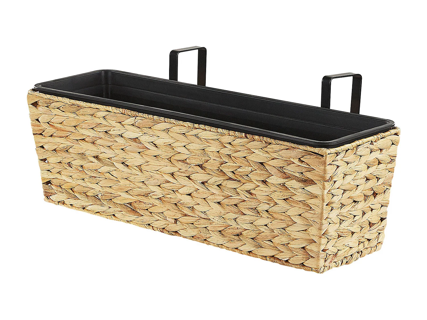 Blumenkübel KAWALA Rattan 60 cm Sandbeige