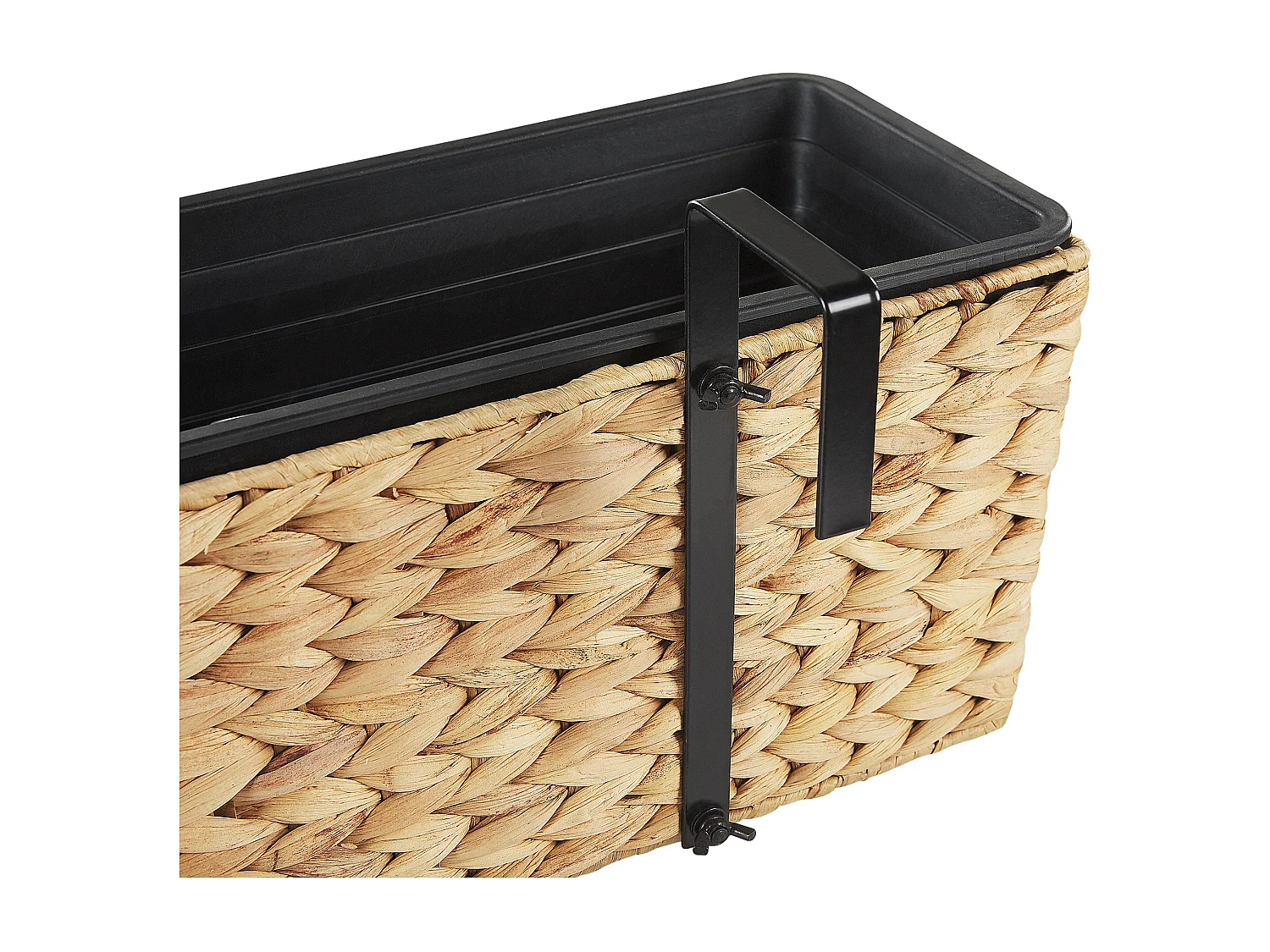 Cache-pot KAWALA Fibre de jacinthe d'eau 60 cm Beige sable