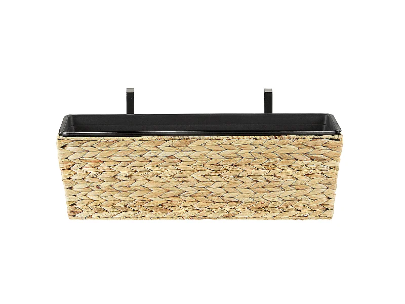 Blumenkübel KAWALA Rattan 60 cm Sandbeige