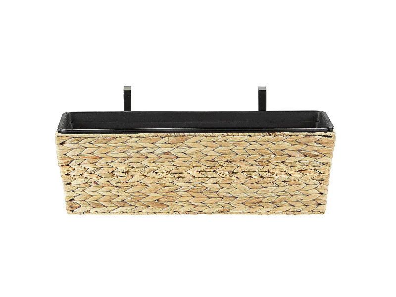 Blumenkübel KAWALA Rattan 60 cm Sandbeige