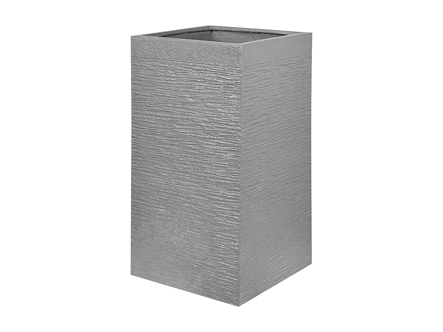 Pot de fleurs gris 40 x 40 x 77 cm DION