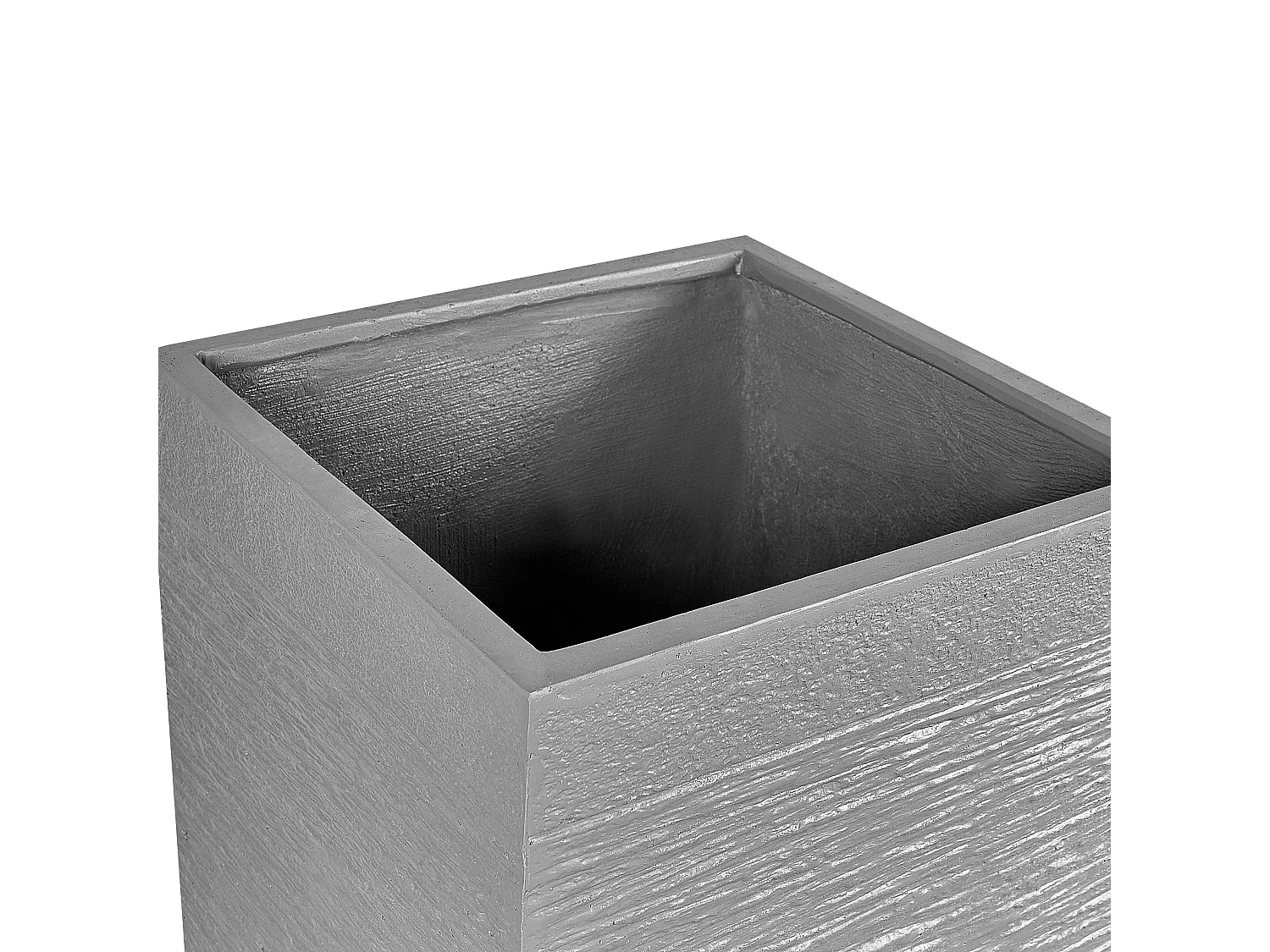 Pot de fleurs gris 40 x 40 x 77 cm DION