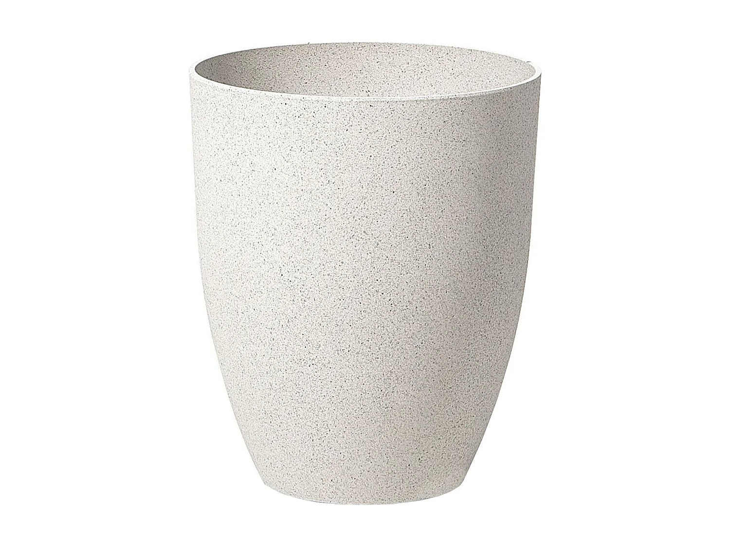 Cache-pot CROTON Pierre 35 cm Blanc cassé